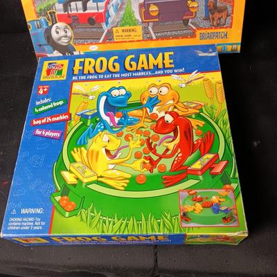 FROG GAME AND THOMAS AND THE MAGIC RAILROAD GAME
