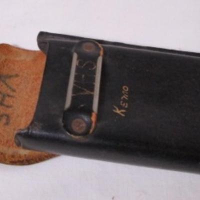 Vintage Keuffel & Esser Co., slide rule in leather case
