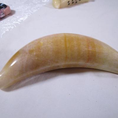 Polished stone fruit - Banana