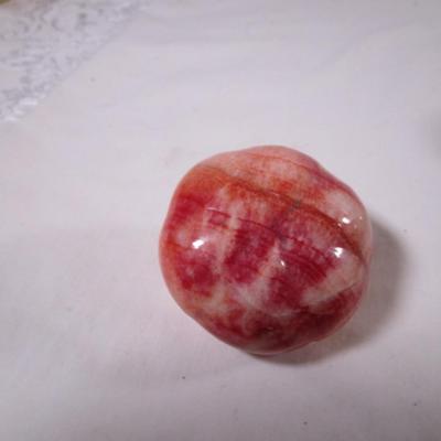 Polished stone fruit - little pumpkin