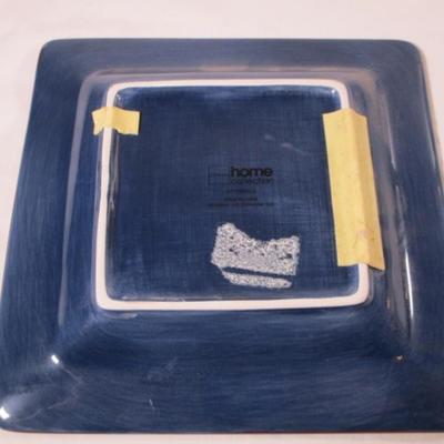 Colorful square plate