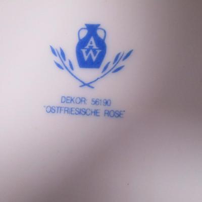 Dekor; 56190 Ostfriesische Rose plate