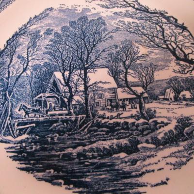 Currier & Ives "The Old Grist Mill" by Royal plate