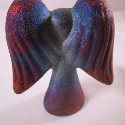 Spirit angel by Raku Pottery, inidescent