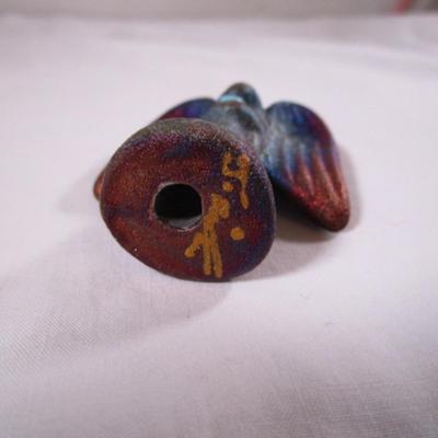 Spirit angel by Raku Pottery, inidescent