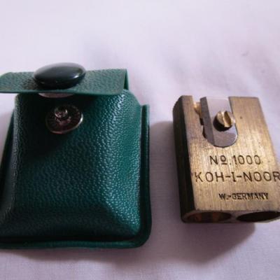 Vintage brass pencil sharpener