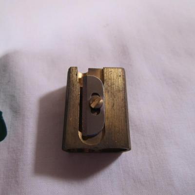Vintage brass pencil sharpener