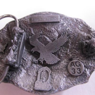 Men's belt buckle by Arroyo Grande Buckle Co.