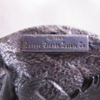 Men's belt buckle by Arroyo Grande Buckle Co.