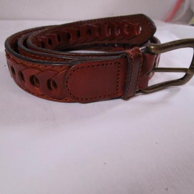 Levi Dockers red-brown leather belt