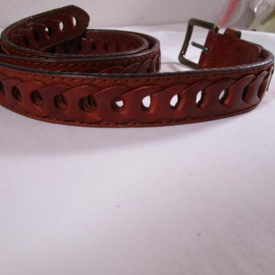 Levi Dockers red-brown leather belt