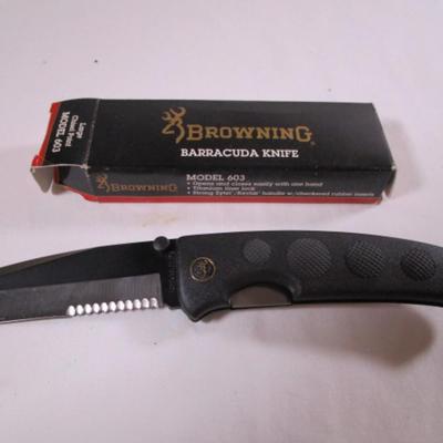 Vintage Browning Barracuda hunting knife