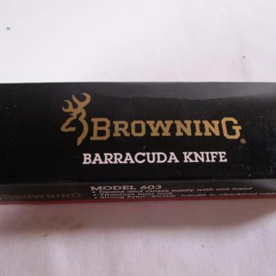 Vintage Browning Barracuda hunting knife