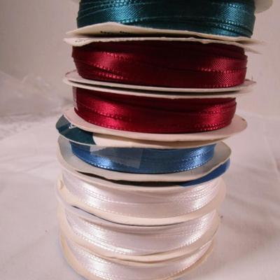 7 spools 1/4" ribbon