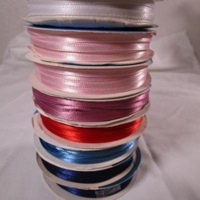 8 spools 1/8" ribbon