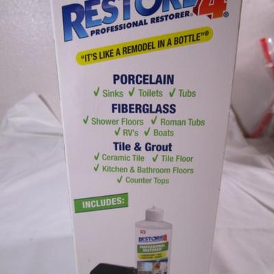 Restore for professional restorer, fiberglass, tile, porcelain, grout