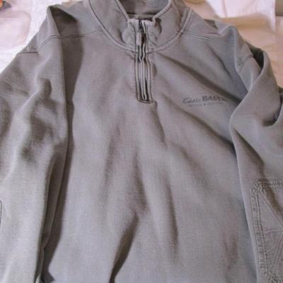 Eddie Bauer Sports Shop Sweat Shirt with 1/4 zipper