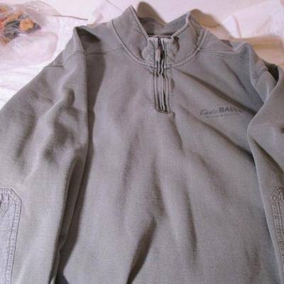 Eddie Bauer Sports Shop Sweat Shirt with 1/4 zipper