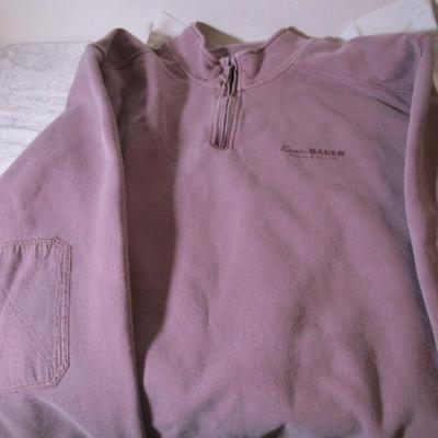 Eddie Bauer Sports Shop Sweat Shirt with 1/4 zipper