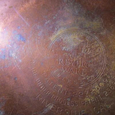 Revere ware stainless steel saucepan with lid