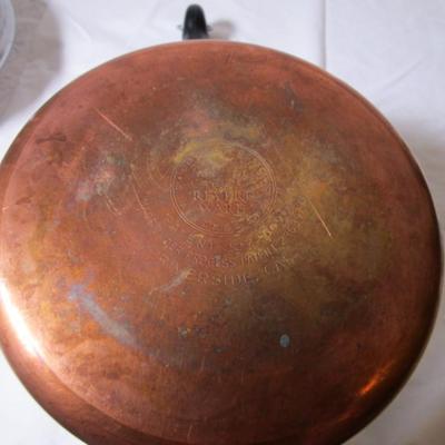 Revere ware stainless steel saucepan with lid