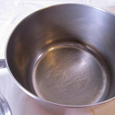 Revere ware stainless steel saucepan with lid