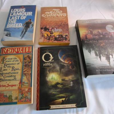 Five fiction books