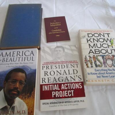 Five history type books