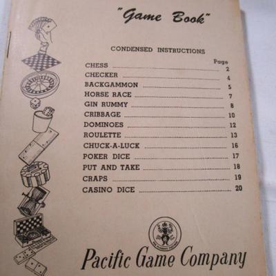 Vintage Pacific Game Co. Many games in game case