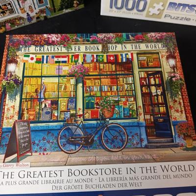 THREE 1000 PIECE JIGSAW PUZZLES