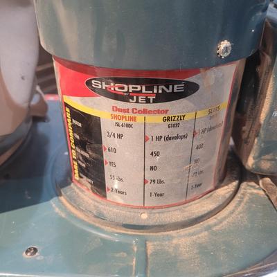 Jet Shopline Dust Collector (WC-EL)