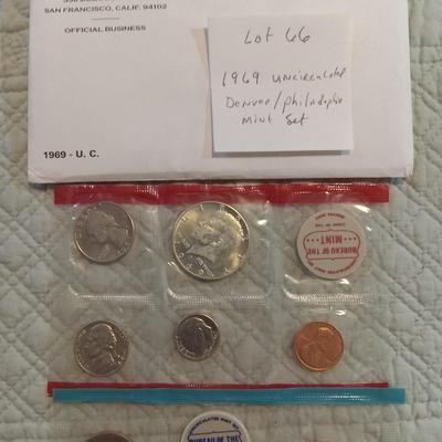 1969 P & D mint set