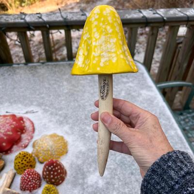 Mud Dabbers Ceramic Mushrooms & More (LR-RG)