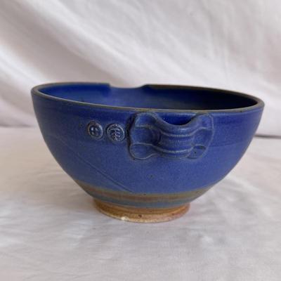 Flying Cat Pottery Batter Bowl & More Signed Pottery (K-DZ)