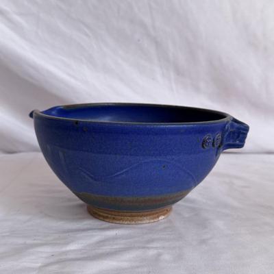 Flying Cat Pottery Batter Bowl & More Signed Pottery (K-DZ)