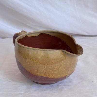 Flying Cat Pottery Batter Bowl & More Signed Pottery (K-DZ)