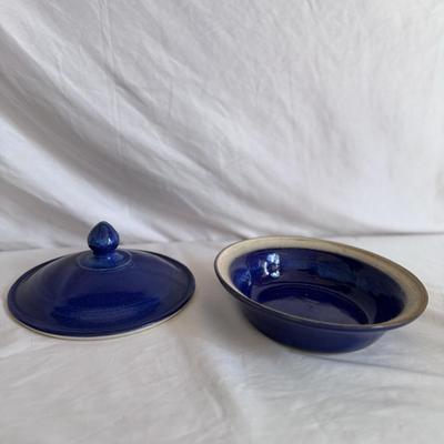 Blue Ridge Pottery & More Signed Cobalt Blue Pottery (K-DZ)