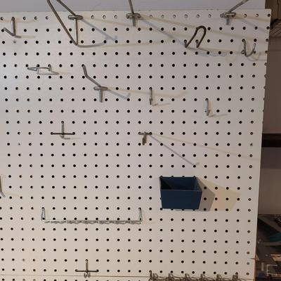 Large Lot of Peg Hooks (WM-EL)