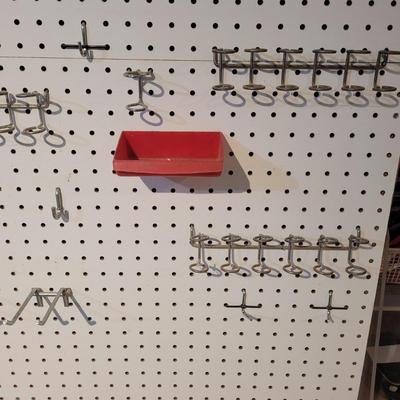 Large Lot of Peg Hooks (WM-EL)