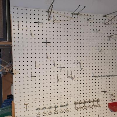 Large Lot of Peg Hooks (WM-EL)
