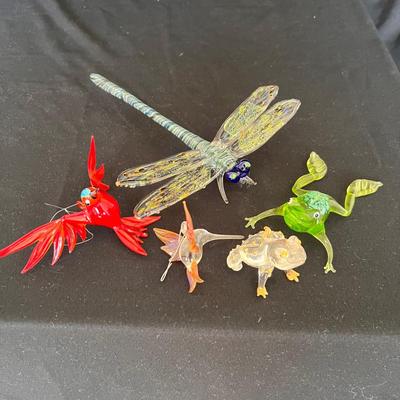 Handblown Glass Dragonfly & More (PB-RG)