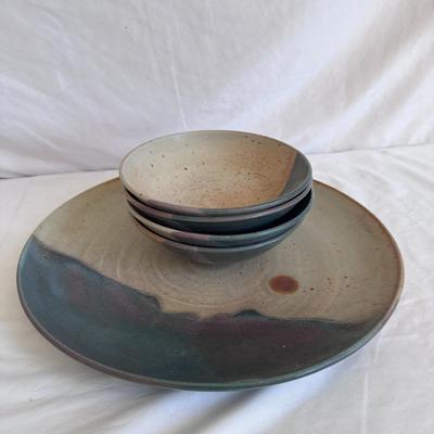 Collection of Speckled Clay with Matte Glaze Dishes (K-DZ)
