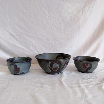 Collection of Speckled Clay with Matte Glaze Dishes (K-DZ)