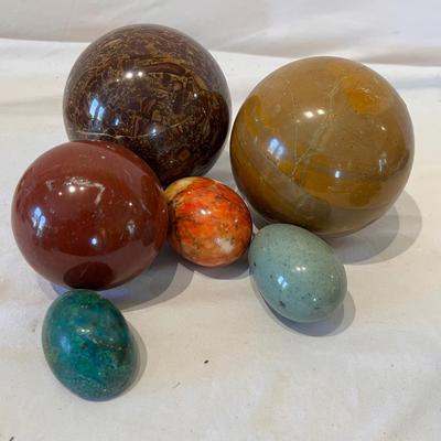 Stone Spheres, Eggs & Beads (LR-RG)