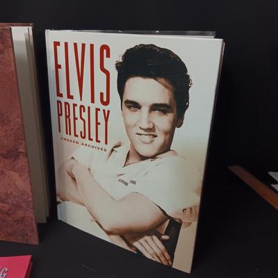 3 ELVIS COFFEE TABLE BOOKS AND 1 OTHER