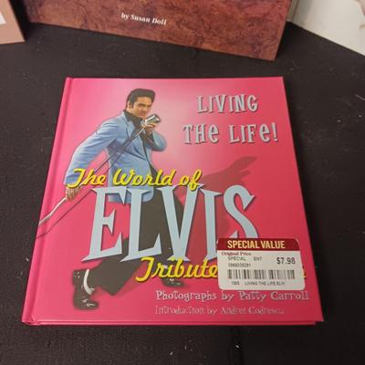3 ELVIS COFFEE TABLE BOOKS AND 1 OTHER