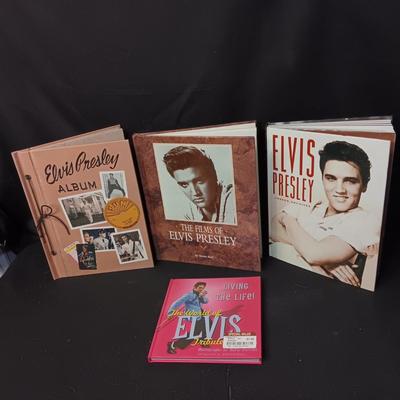 3 ELVIS COFFEE TABLE BOOKS AND 1 OTHER