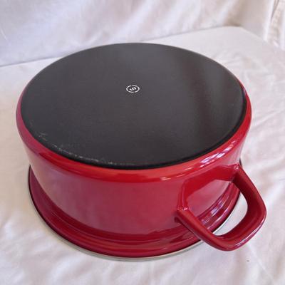 Chantal Red Enamel-on-Steel Pots (K-DZ)