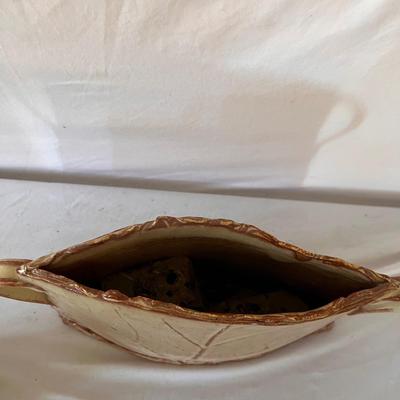 Crystal Coates Allen & More Leaf Pottery Vases (LR-RG)
