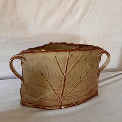 Crystal Coates Allen & More Leaf Pottery Vases (LR-RG)